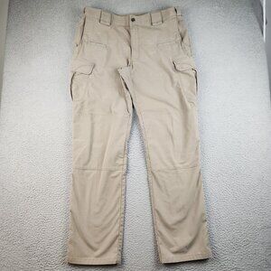 5.11 Tactical Pants Men 38x34 Beige Cargo Ripstop Utility Outdoor Work Gorpcore